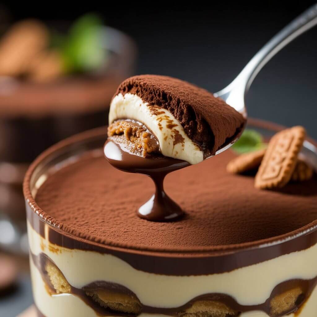 Tiramisu Nutella Spéculos Chocolat Cremy et gourmand Coupe tiramisu