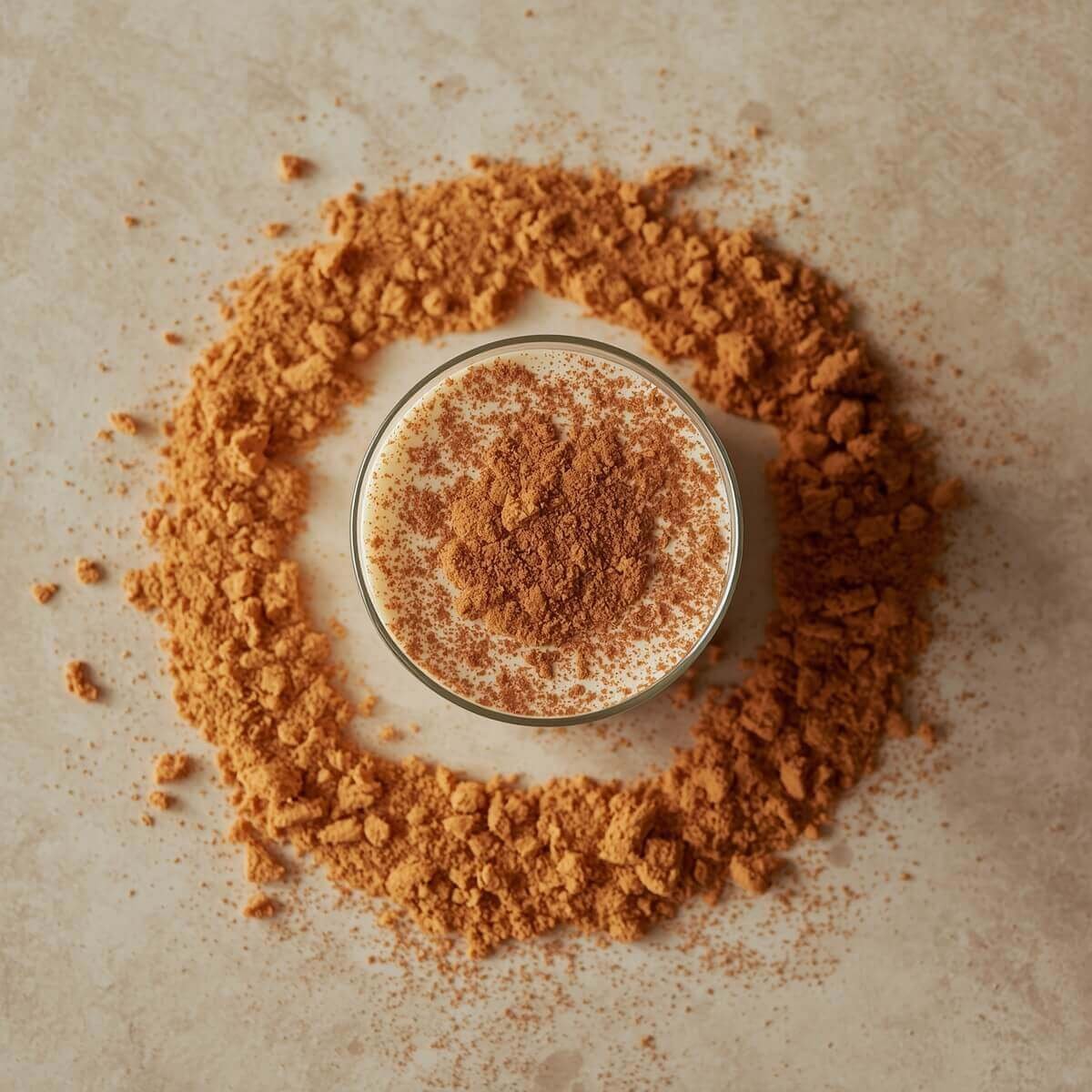 Tiramisu Nutella Spéculos Chocolat Cremy et gourmand Vue aérienne